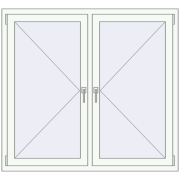 REHAU Euro 60 1380x1270 мм REHAU Euro 60 1380x1270 мм