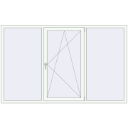 REHAU Euro 70 2350x1460 мм Білий (RAL 9016) з двох сторін