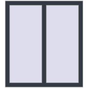 REHAU Brillant-Design 900x1000 мм ANTHRACITE_GREY_STRUKTURAL з двох сторін