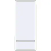 REHAU Euro 60 900x2100 мм Білий (RAL 9016) з двох сторін