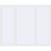 REHAU SYNEGO MD 2200x1800 мм Білий (RAL 9016) з двох сторін REHAU SYNEGO MD 2200x1800 мм Білий (RAL 9016) з двох сторін