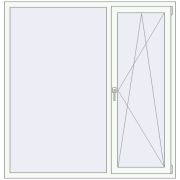 REHAU Euro 70 1550x1600 мм