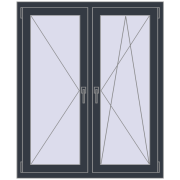 Вікна 1080x1300 мм REHAU Euro 70