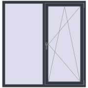 REHAU Euro 70 1470x1550 мм
