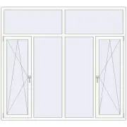 Altest Pony 375 2200x2000 мм RAL 9016 Traffic white з двох сторін