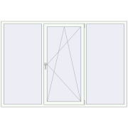 REHAU Euro 70 2360x1580 мм Білий (RAL 9016) з двох сторін