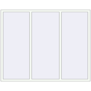 REHAU Brillant-Design 2000x1600 мм Білий (RAL 9016) з двох сторін