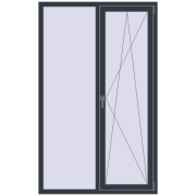 REHAU Brillant-Design 1210x1955 мм