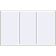 Вікна 2050x1300 мм REHAU Euro 60 Білий (RAL 9016) з двох сторін