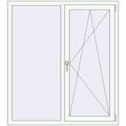 REHAU Euro 70 1280x1450 мм