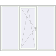 REHAU SYNEGO MD 2000x1650 мм Білий (RAL 9016) з двох сторін