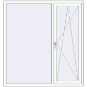 REHAU Euro 70 1560x1670 мм