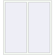 REHAU Brillant-Design 1370x1530 мм Білий (RAL 9016) з двох сторін REHAU Brillant-Design 1370x1530 мм Білий (RAL 9016) з двох сторін