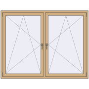 Altest Pony 375 1800x1400 мм RAL 1001 Beige з двох сторін