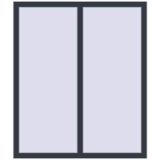 Вікна 1200x1400 мм REHAU SYNEGO MD ANTHRACITE_GREY_STRUKTURAL з двох сторін