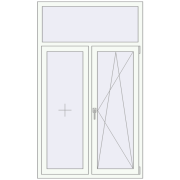 REHAU Euro 70 1110x1860 мм REHAU Euro 70 1110x1860 мм