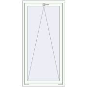 REHAU Brillant-Design 800x1600 мм Білий (RAL 9016) з двох сторін