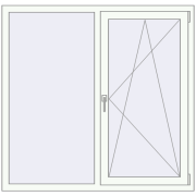 REHAU Euro 70 1390x1340 мм