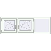 REHAU Euro 70 1500x500 мм REHAU Euro 70 1500x500 мм