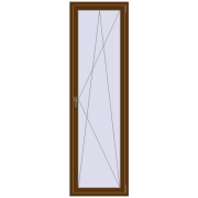 REHAU Euro 70 700x2300 мм WALNUT з двох сторін