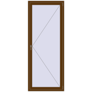 REHAU Euro 70 880x2200 мм WALNUT з двох сторін