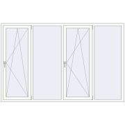 REHAU Euro 70 2500x1600 мм
