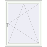 REHAU SYNEGO MD 1200x1400 мм Білий (RAL 9016) з двох сторін