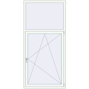 REHAU SYNEGO MD 1050x2200 мм Білий (RAL 9016) з двох сторін
