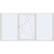 REHAU SYNEGO MD 3000x1600 мм Білий (RAL 9016) з двох сторін