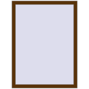 REHAU Euro 70 870x1180 мм WALNUT з двох сторін