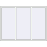 REHAU Euro 60 2160x1600 мм Білий (RAL 9016) з двох сторін REHAU Euro 60 2160x1600 мм Білий (RAL 9016) з двох сторін