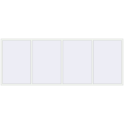REHAU Euro 60 4250x1620 мм Білий (RAL 9016) з двох сторін