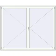 REHAU Euro 60 2270x1850 мм Білий (RAL 9016) з двох сторін