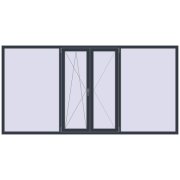 REHAU SYNEGO MD 3050x1530 мм ANTHRACITE_GREY_STRUKTURAL з двох сторін REHAU SYNEGO MD 3050x1530 мм ANTHRACITE_GREY_STRUKTURAL з двох сторін