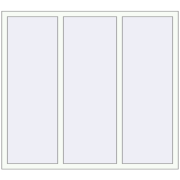 REHAU Euro 70 1600x1430 мм Білий (RAL 9016) з двох сторін REHAU Euro 70 1600x1430 мм Білий (RAL 9016) з двох сторін