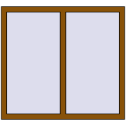 REHAU Euro 60 1150x1050 мм GOLDEN OAK з двох сторін