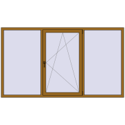 REHAU Euro 60 2460x1400 мм REHAU Euro 60 2460x1400 мм