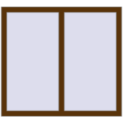 REHAU Brillant-Design 1100x1000 мм WALNUT з двох сторін