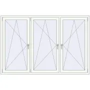 REHAU SYNEGO MD 2100x1400 мм Білий (RAL 9016) з двох сторін