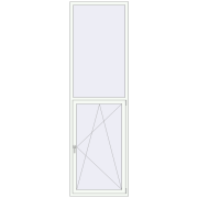 REHAU SYNEGO MD 900x3000 мм Білий (RAL 9016) з двох сторін