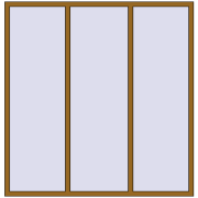 REHAU Euro 60 2000x2060 мм LIGHT_OAK з двох сторін