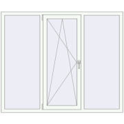 REHAU SYNEGO MD 1750x1450 мм Білий (RAL 9016) з двох сторін