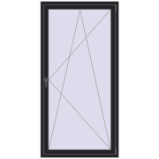 Вікна 1000x2000 мм REHAU Euro 60