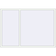 REHAU SYNEGO MD 2000x1400 мм Білий (RAL 9016) з двох сторін REHAU SYNEGO MD 2000x1400 мм Білий (RAL 9016) з двох сторін
