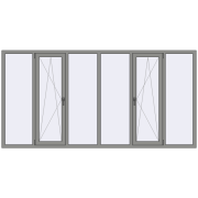 Altest Pony 375 3000x1500 мм RAL 9007 Grey aluminium з двох сторін
