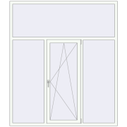 Вікна 1860x2150 мм REHAU Euro 70 Вікна 1860x2150 мм REHAU Euro 70