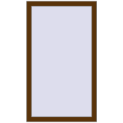 REHAU Euro 60 700x1200 мм WALNUT з двох сторін