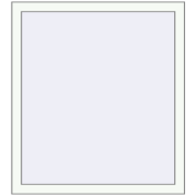 Вікна 900x1000 мм REHAU Euro 60 Білий (RAL 9016) з двох сторін