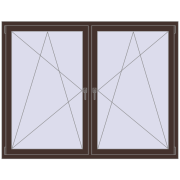Altest Pony 375 1800x1400 мм RAL 8017 Chocolate brown з двох сторін