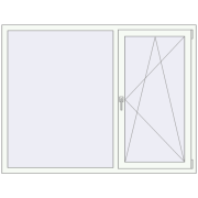 Вікна 1700x1300 мм REHAU Euro 70